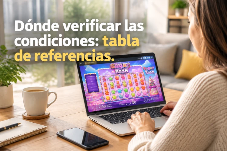 Dónde verificar las condiciones: tabla de referencias